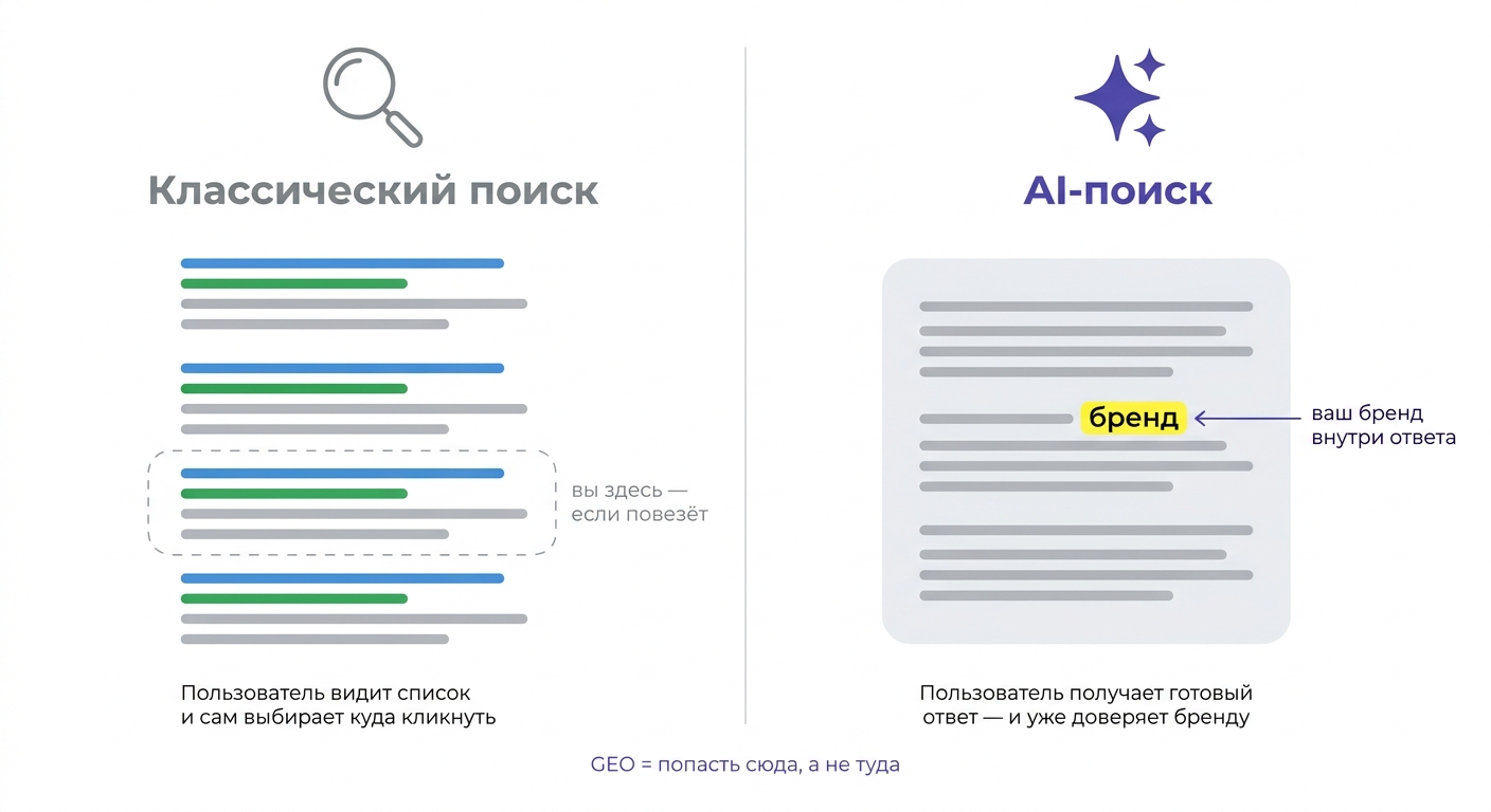 Что такое GEO-продвижение: как работает, чем отличается от SEO и почему это важно в 2026